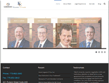 Tablet Screenshot of goodmanlawnevada.com
